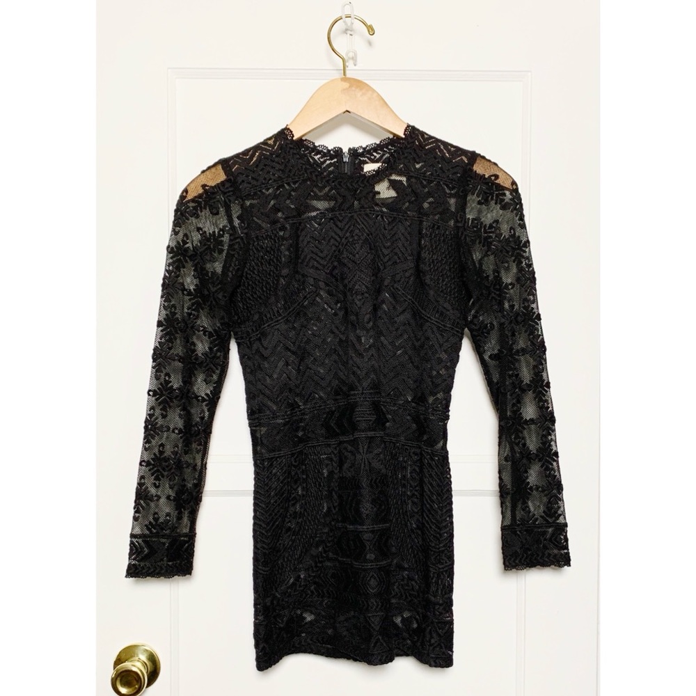Isabel Marant pour H&M Black Lace Sheer Top